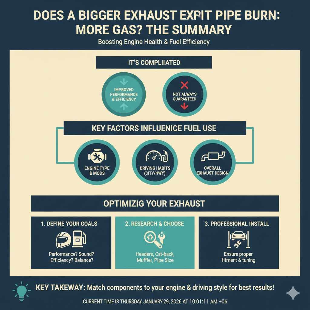 Does a Bigger Exhaust Pipe Burn More Gas 