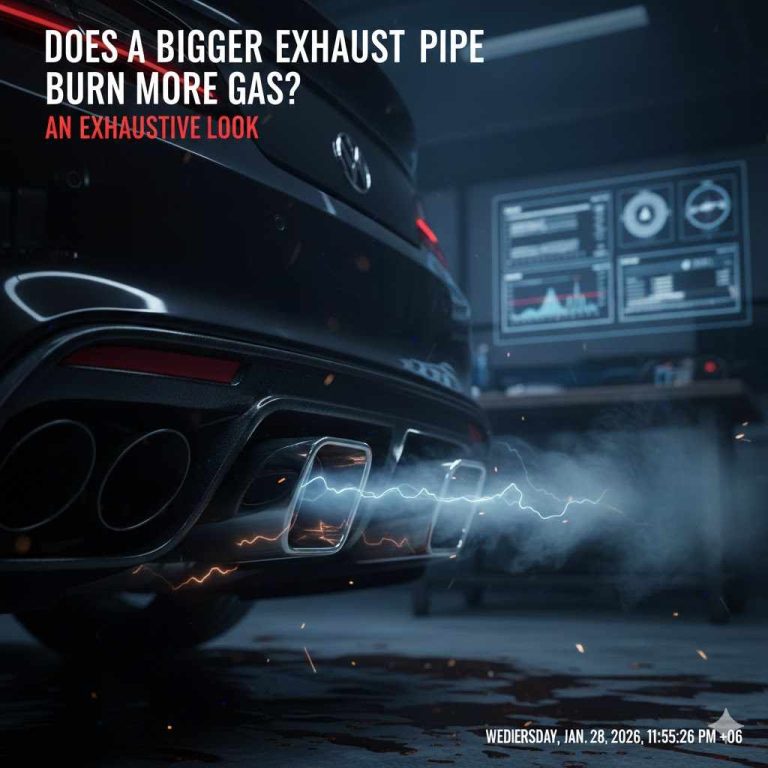 Does a Bigger Exhaust Pipe Burn More Gas