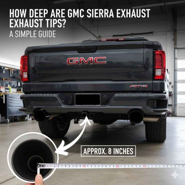 How Deep Are GMC Sierra Exhaust Tips