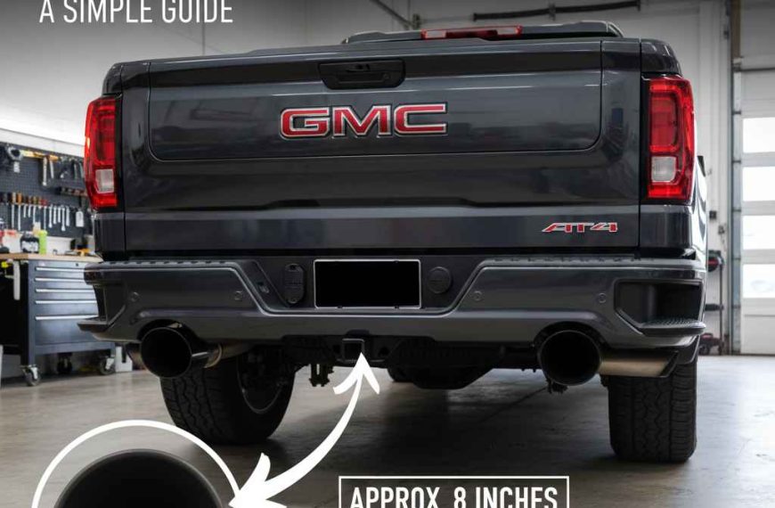 How Deep Are GMC Sierra Exhaust Tips