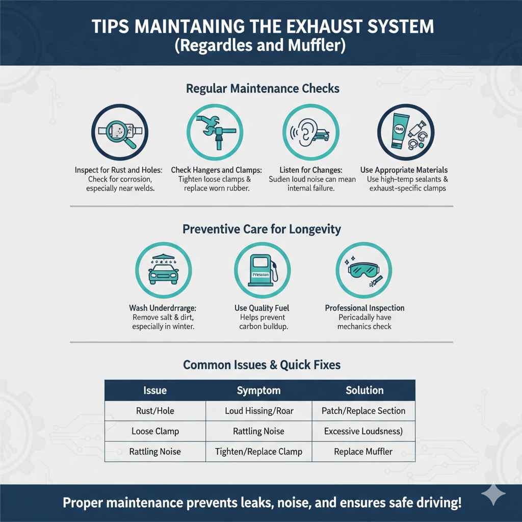 Tips for Maintaining Your Exhaust System (Regardless of Muffler)