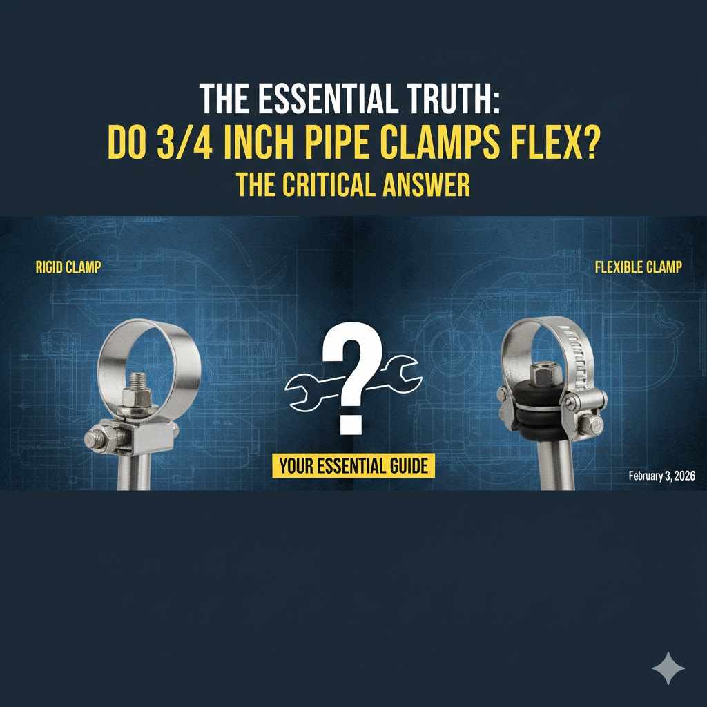 Do 3 4 Inch Pipe Clamps Flex