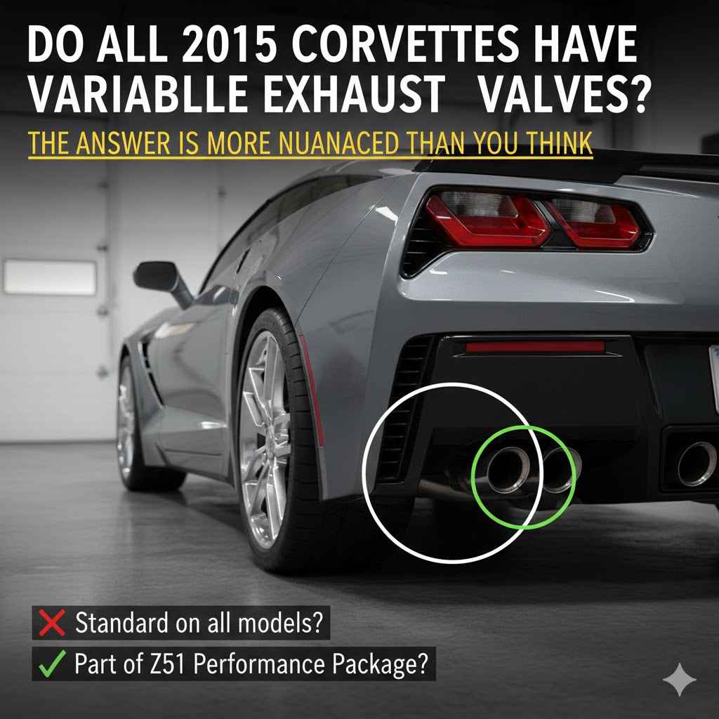 Do All 2015 Corvettes Have Variable Exhaust Valves