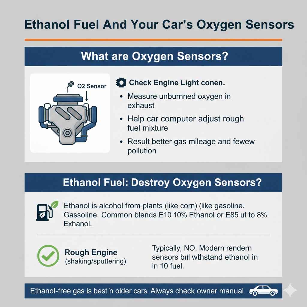 Ethanol Fuel And Your Car's Oxygen Sensors