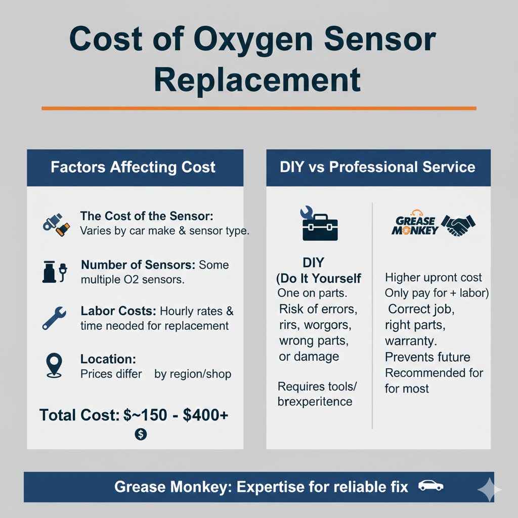 Cost of Oxygen Sensor Replacement