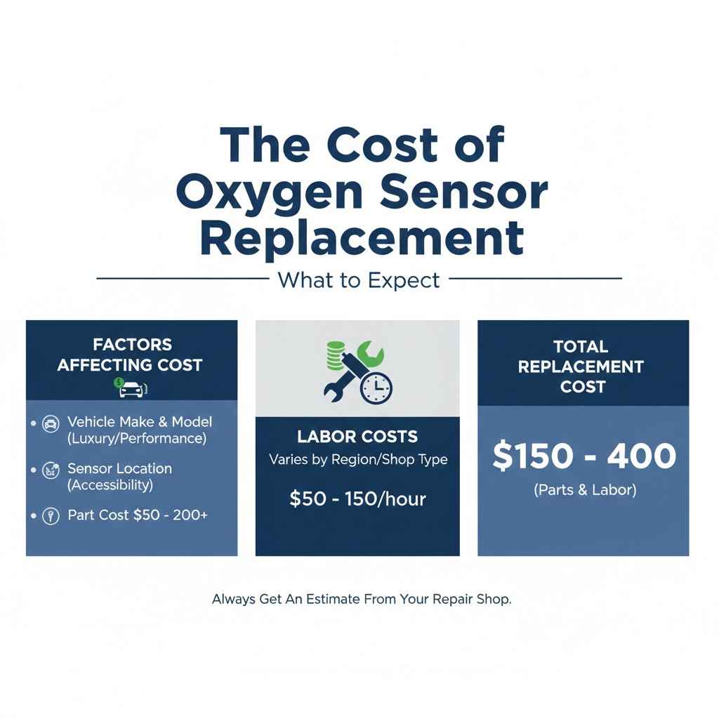The Cost of Oxygen Sensor Replacement