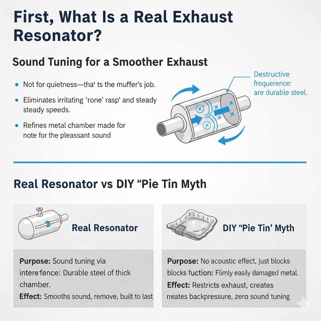 First, What Is a Real Exhaust Resonator?

