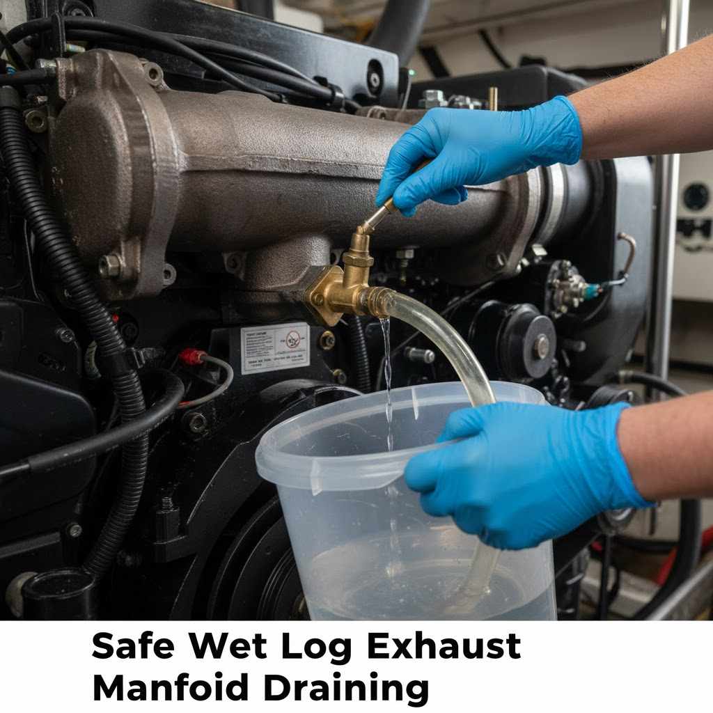 How to Drain Wet Log Exhaust Manifolds Safely