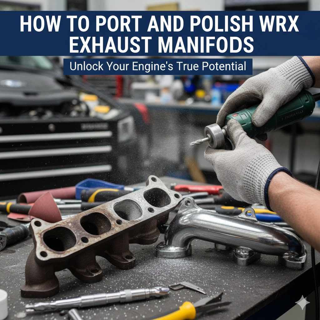 How to Port and Polish WRX Exhaust Manifolds