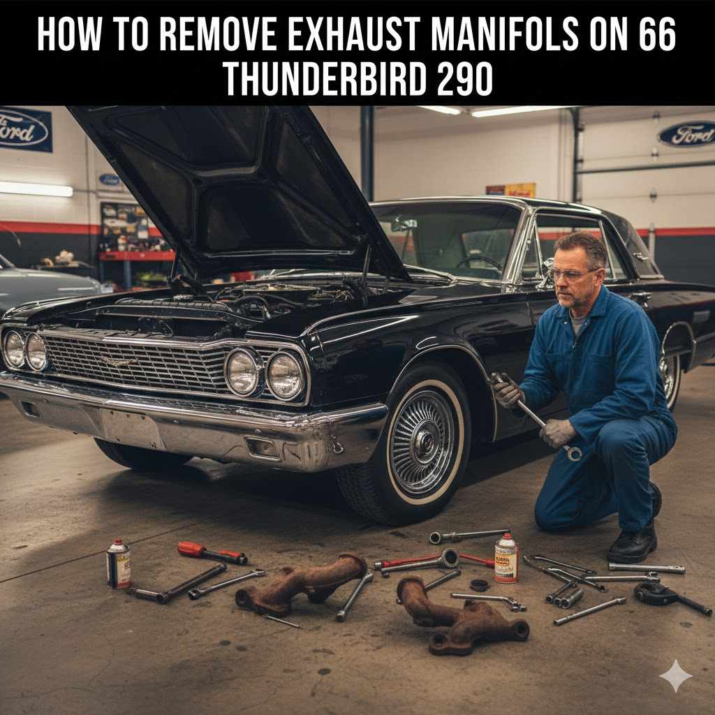 How to Remove Exhaust Manifolds on 66 Thunderbird 290
