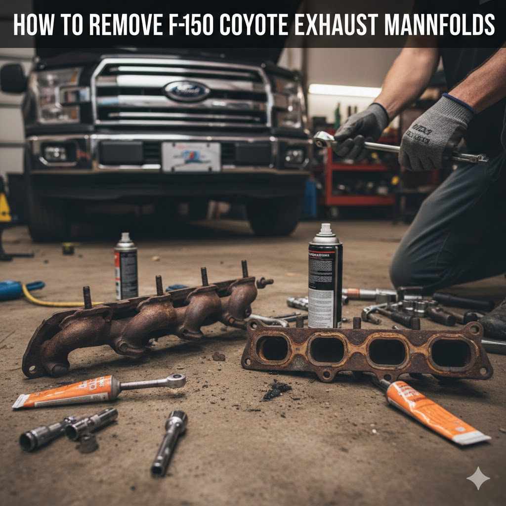 How to Remove F-150 Coyote Exhaust Manifolds