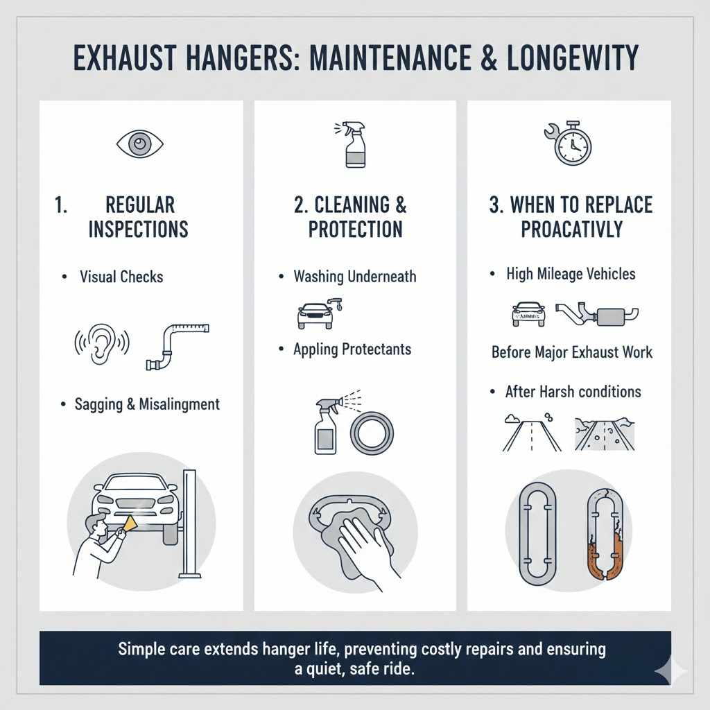 Maintenance and Longevity of Exhaust Hangers

