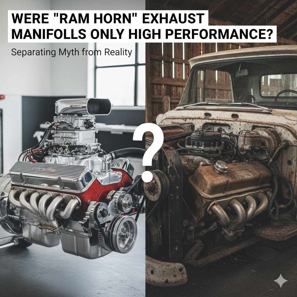 Were Ram Horn Exhaust Manifolds Only High Performance?