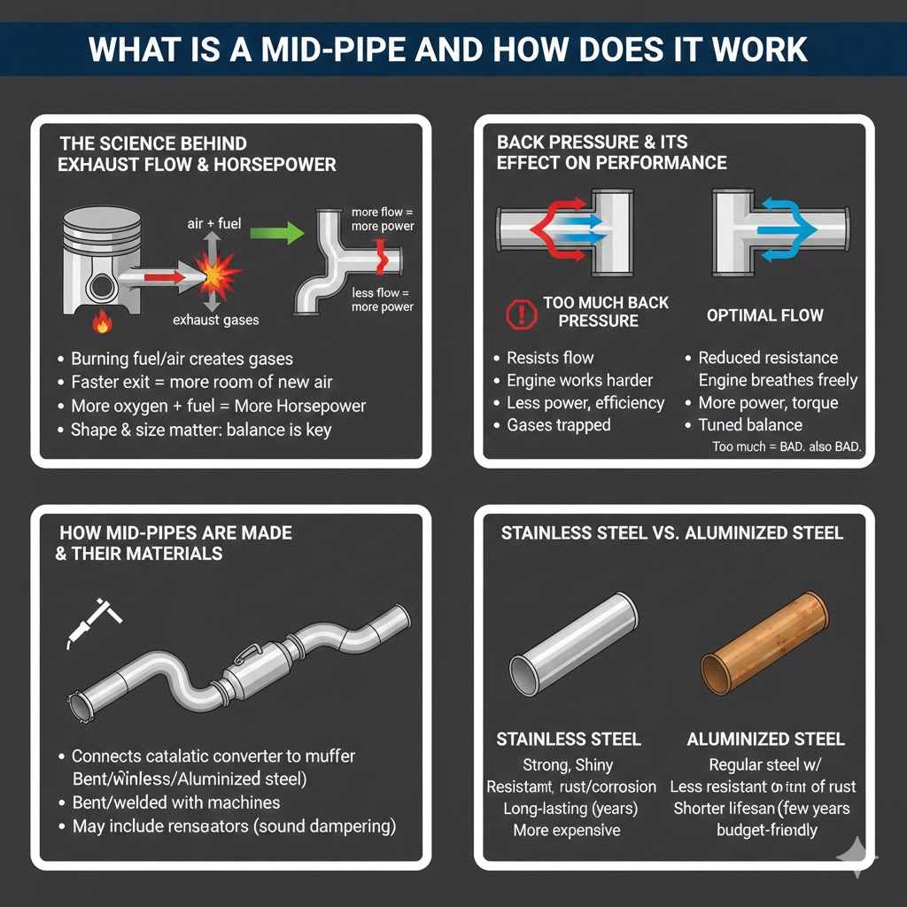 What Is A Mid Pipe And How Does It Work

