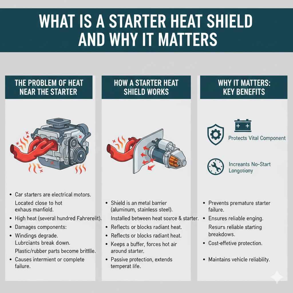 What Is A Starter Heat Shield And Why It Matters

