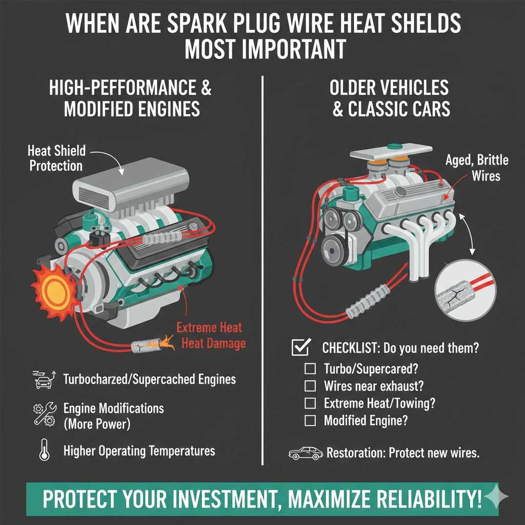 When Are Spark Plug Wire Heat Shields Most Important

