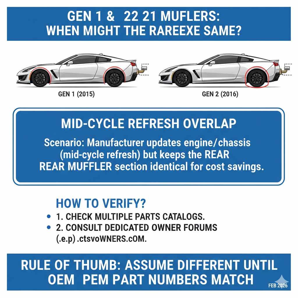 When Might Gen 1 and Gen 2 Mufflers Be the Same