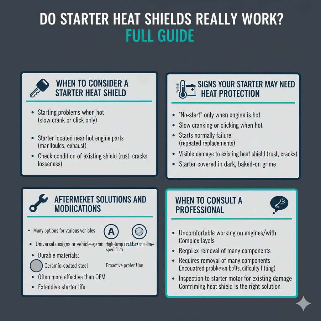 When To Consider A Starter Heat Shield

