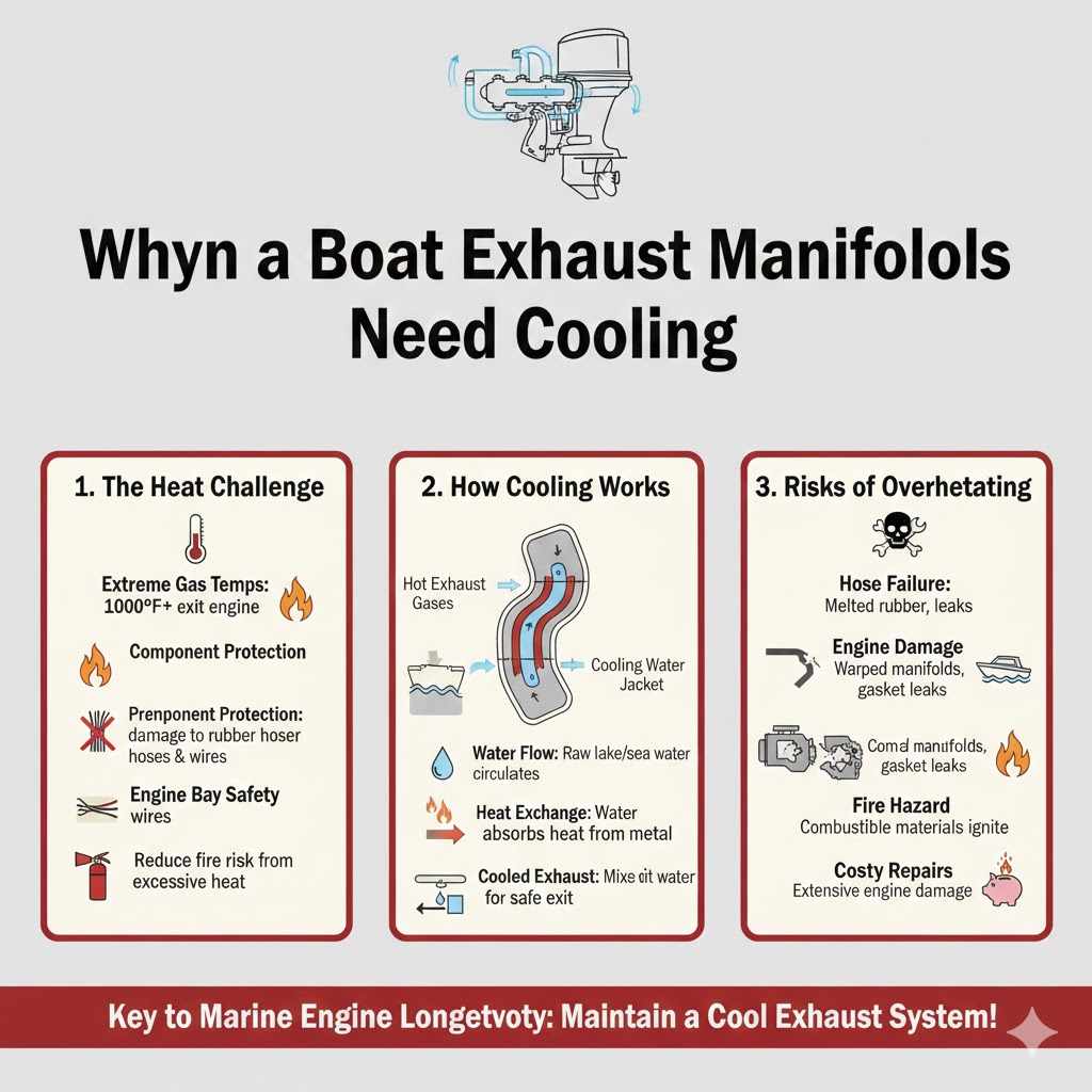 Why Boat Exhaust Manifolds Need Cooling
