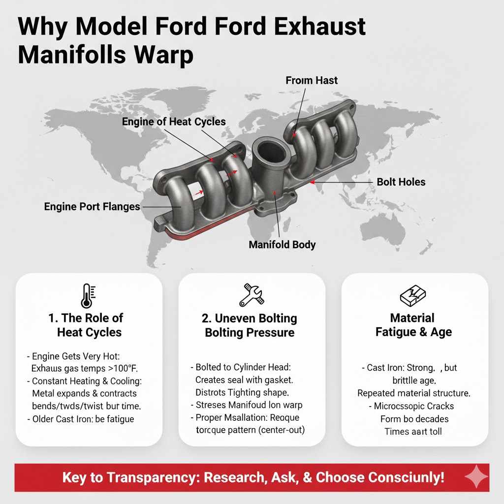 Why Model A Ford Exhaust Manifolds Warp

