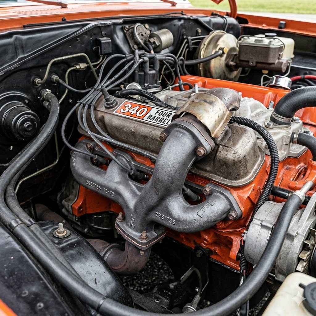 1970 Plymouth Duster Exhaust Manifold Guide