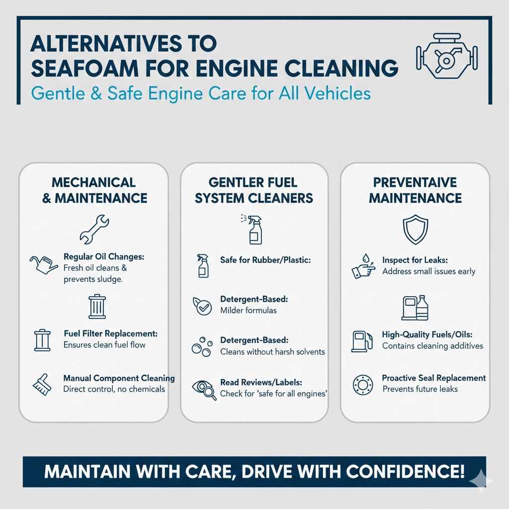 Alternatives To Seafoam For Engine Cleaning