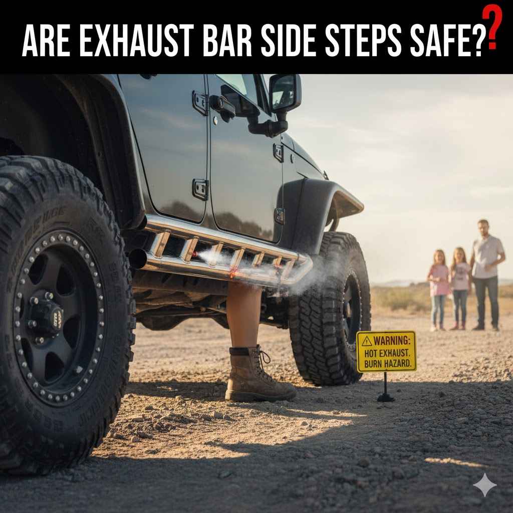 Are Exhaust Bar Side Steps Safe?