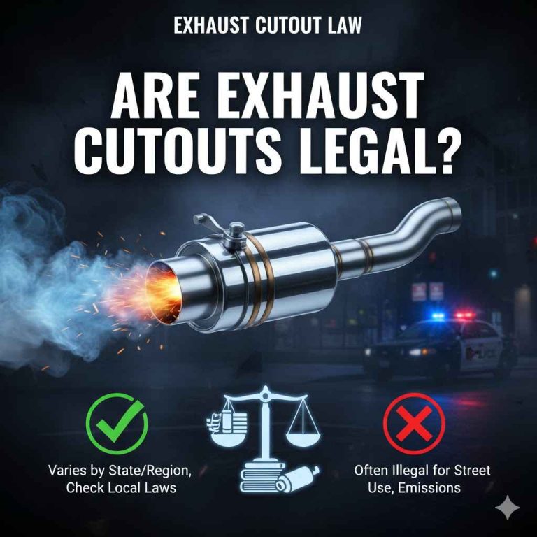 Are Exhaust Cutouts Legal?