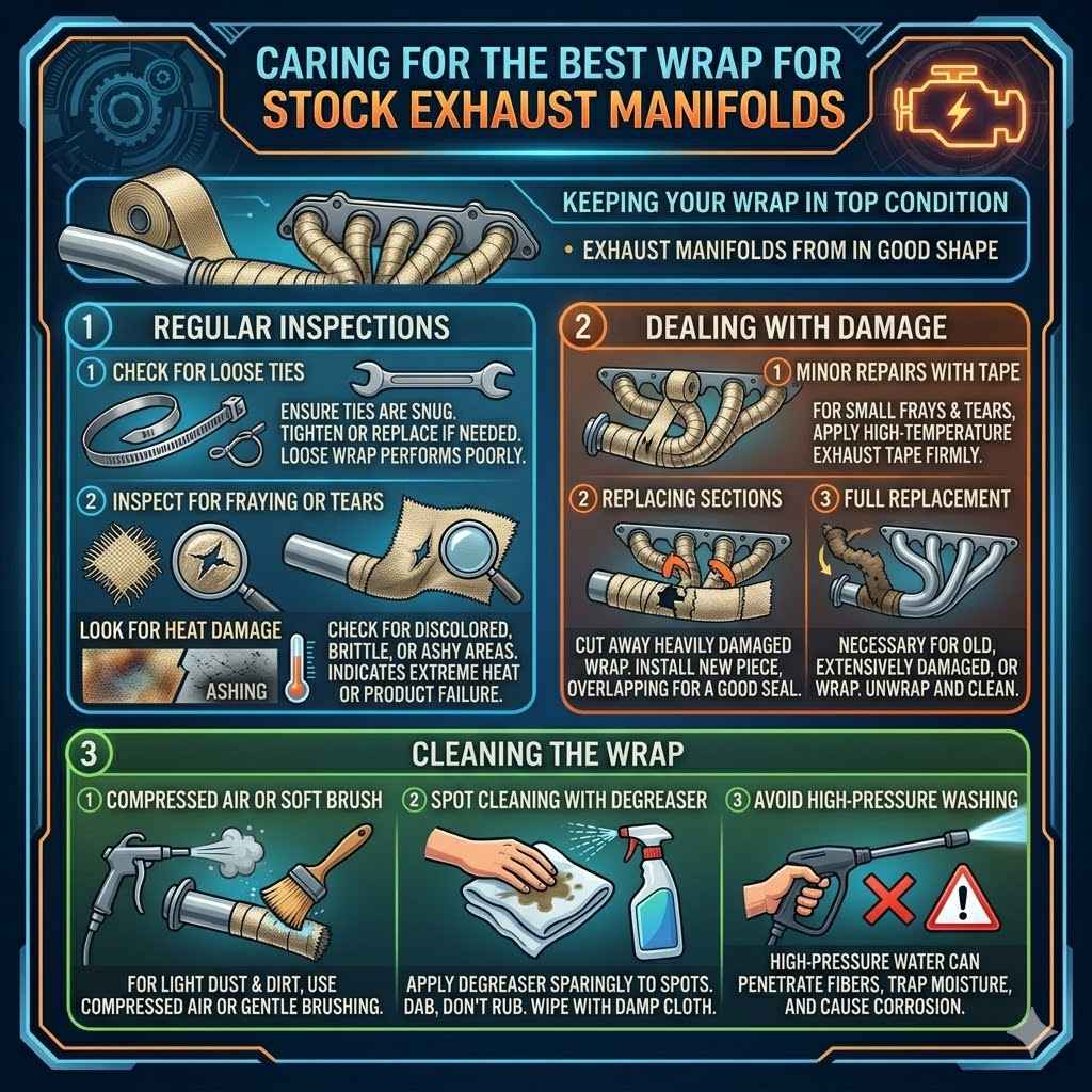 Caring for the Best Wrap for Stock Exhaust Manifolds