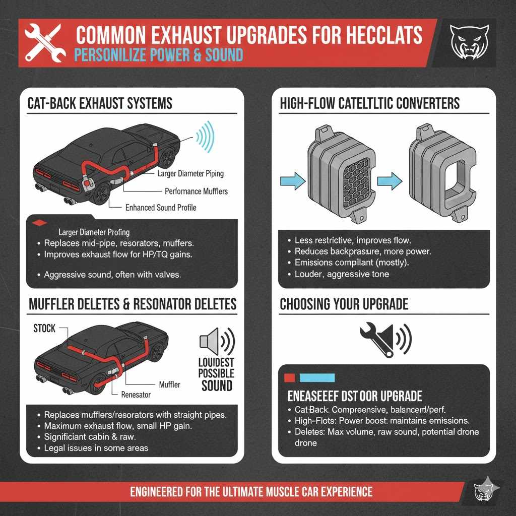 Common Exhaust Upgrades for Hellcats