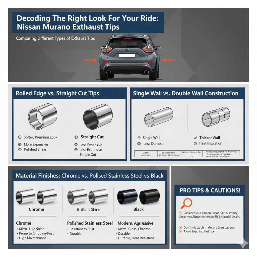Comparing Different Types of Exhaust Tips