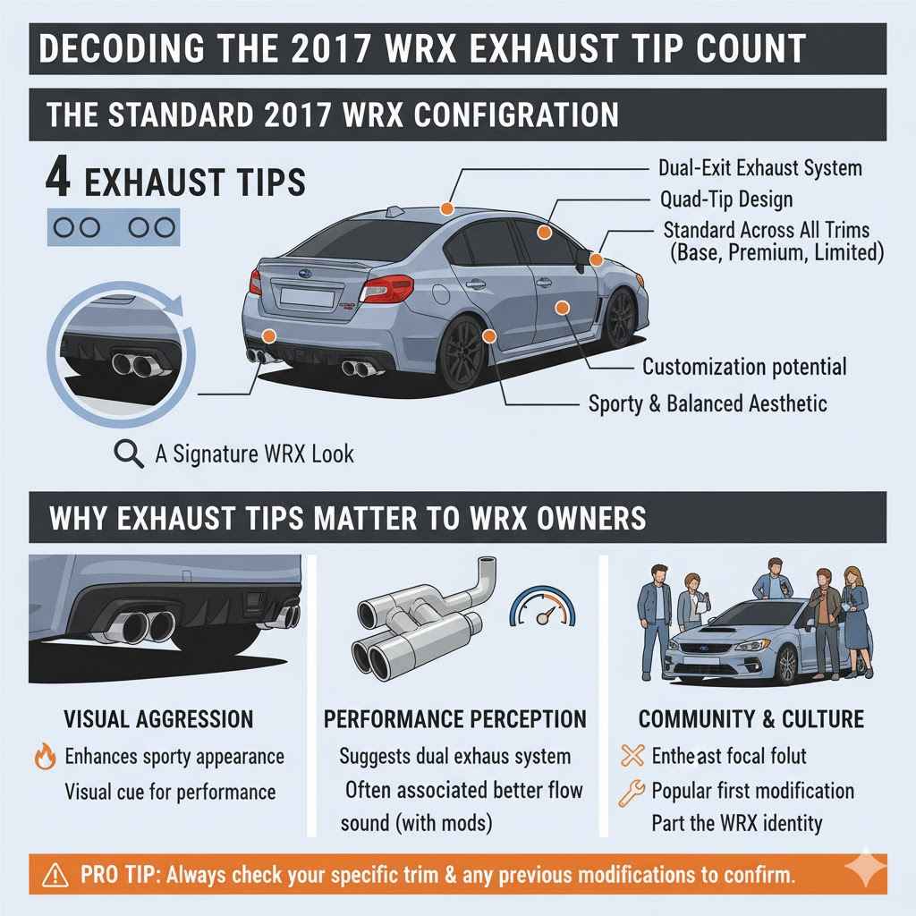 Decoding The 2017 WRX Exhaust Tip Count