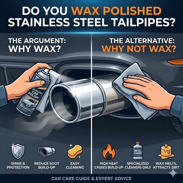 Do You Wax Polished Stainless Steel Tailpipes?
