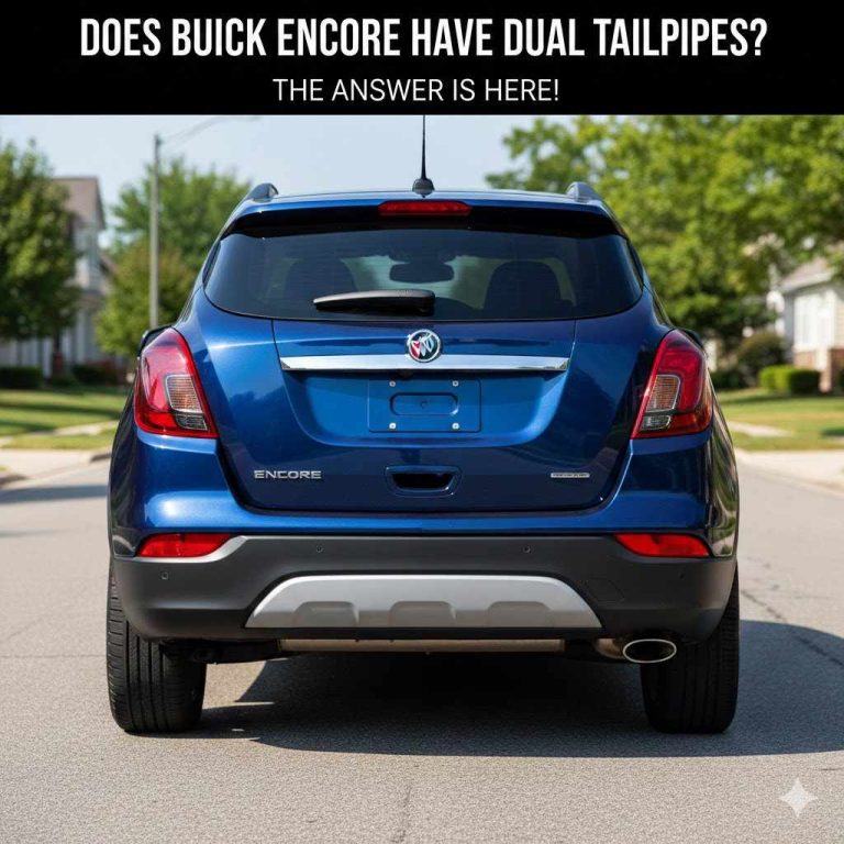 Does Buick Encore Have Dual Tailpipes