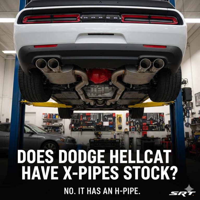 Does Dodge Hellcat Have X-Pipes Stock