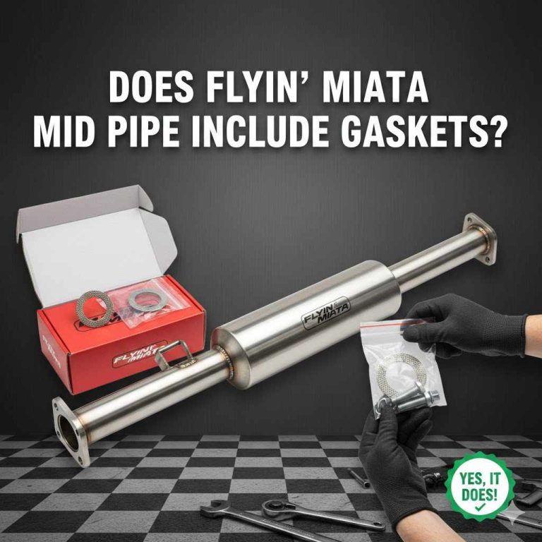 Does Flyin Miata Mid Pipe Include Gaskets?