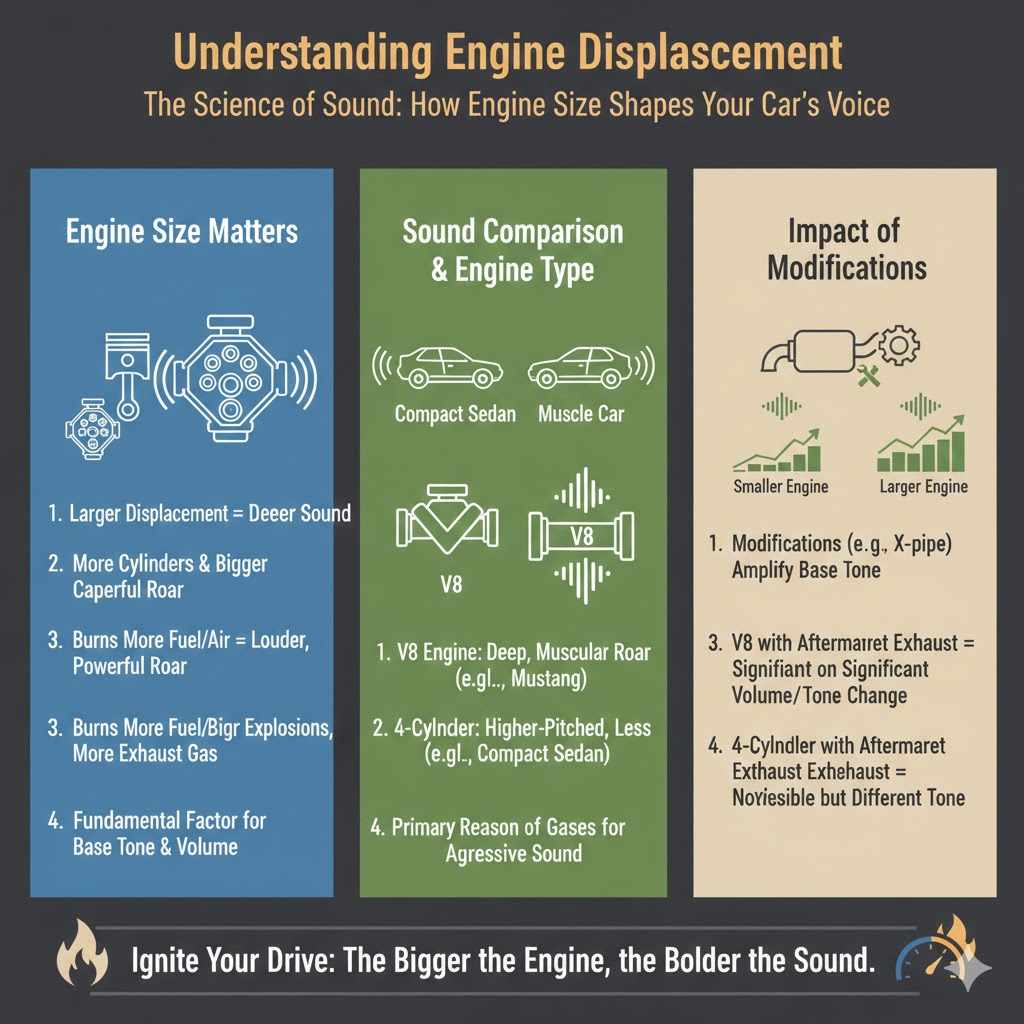 Engine Displacement and Exhaust Notes