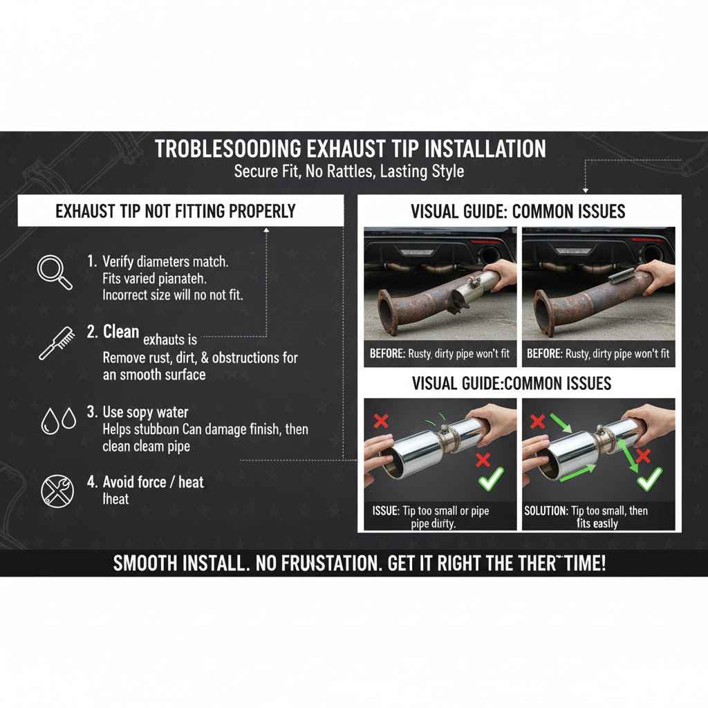 Exhaust Tip Not Fitting Properly