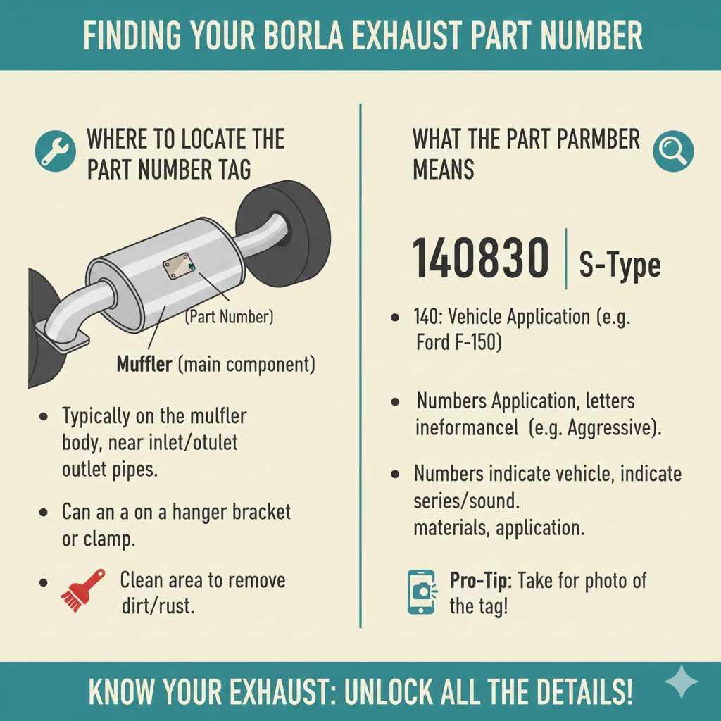Finding Your Borla Exhaust Part Number