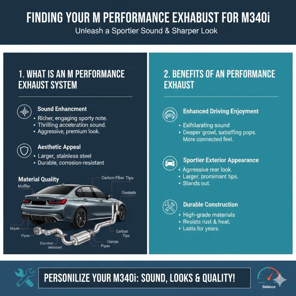 Finding Your M Performance Exhaust for M340i


