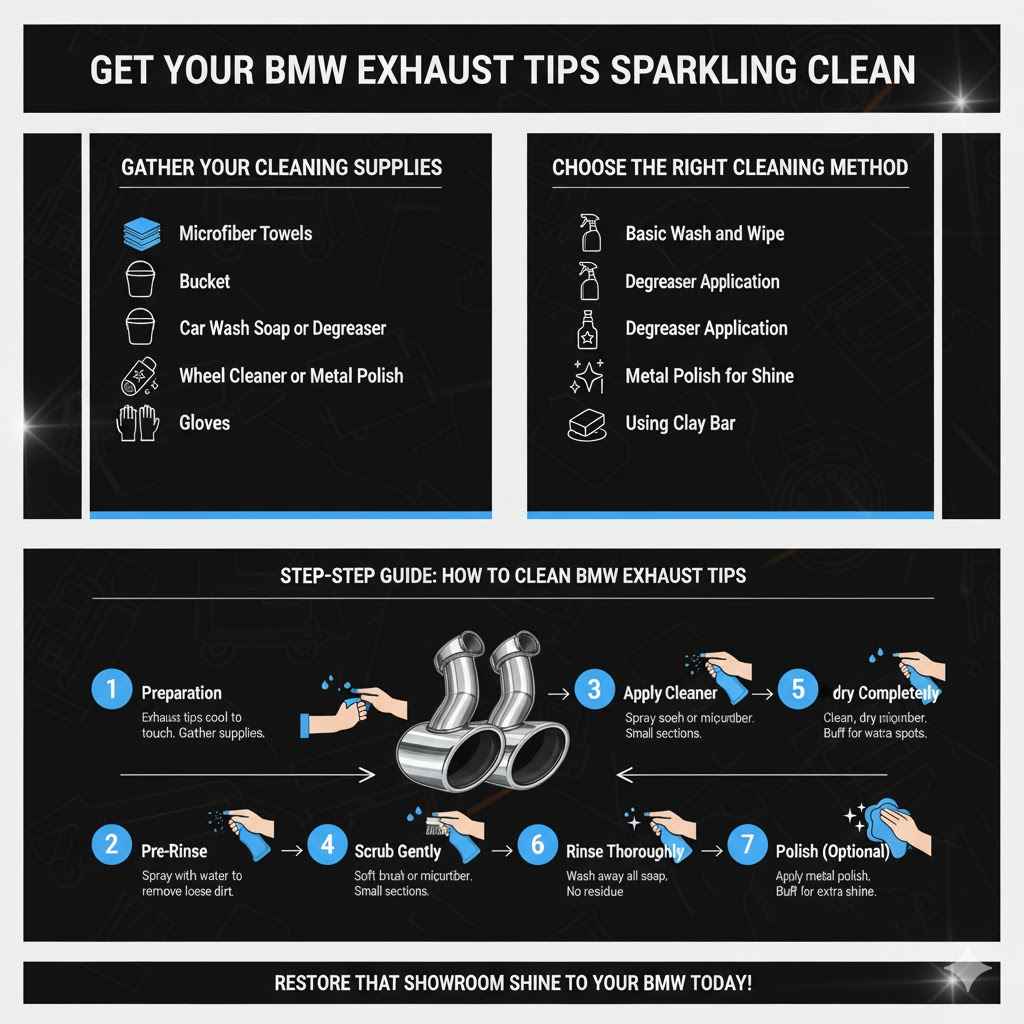 Get Your BMW Exhaust Tips Sparkling Clean
