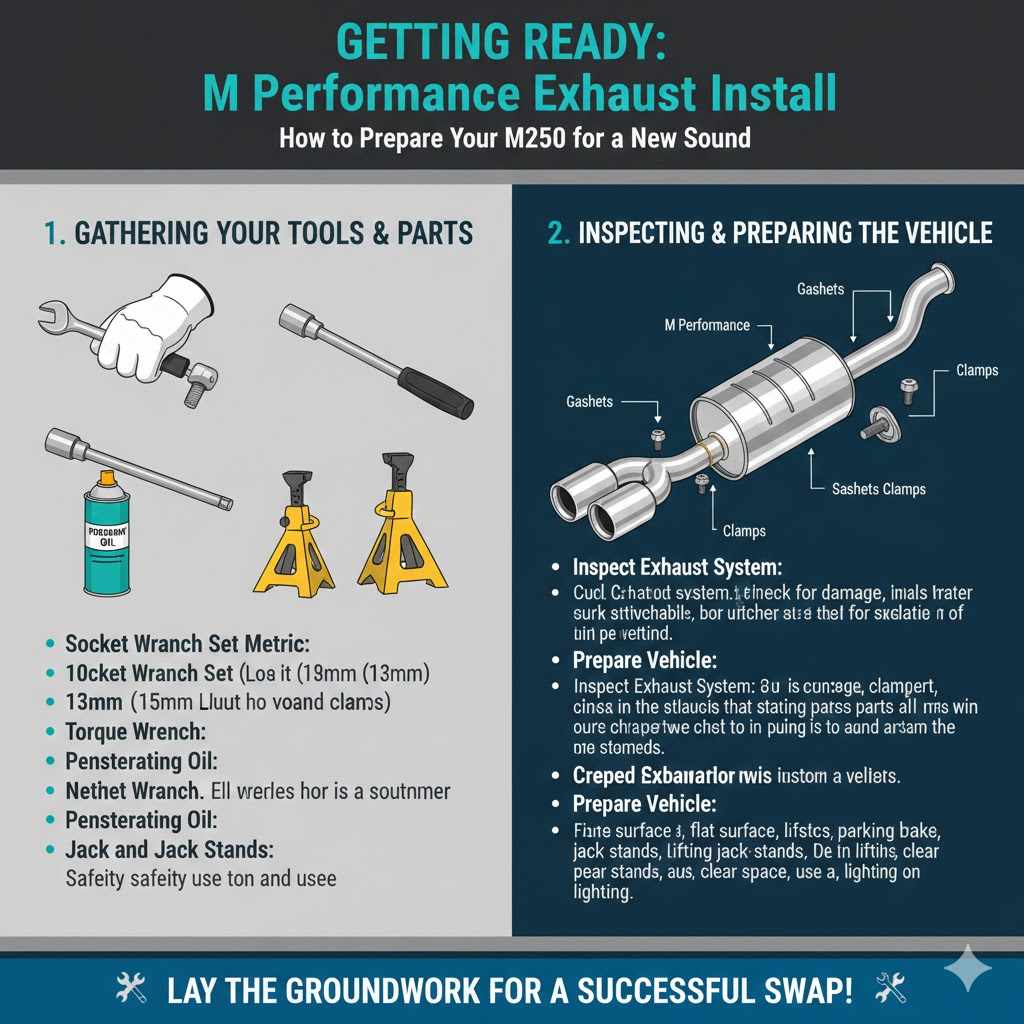 Getting Ready How to Install M Performance Exhaust on M235

