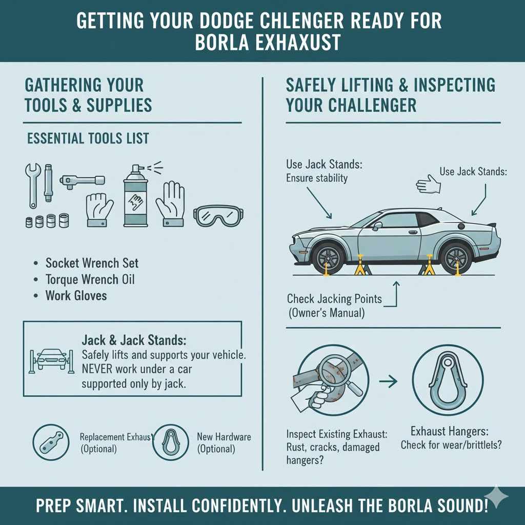 Getting Your Dodge Challenger Ready for Borla Exhaust