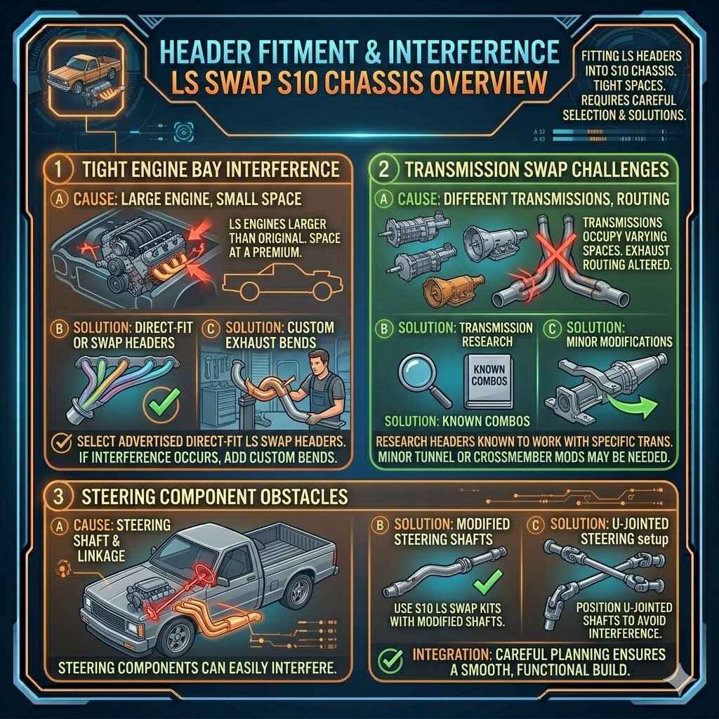 Header Fitment and Interference

