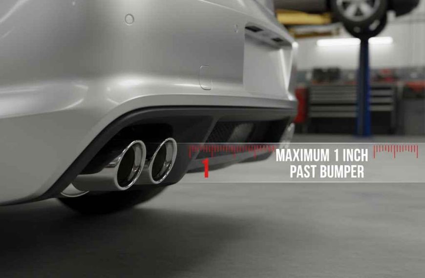 How Far Past Bumper Should Exhaust Tips Stick Out