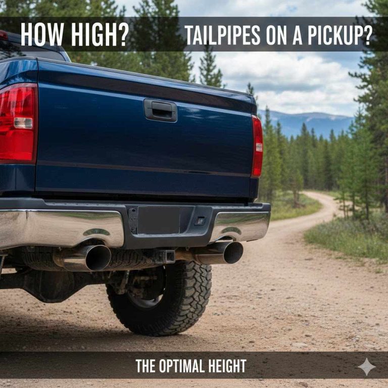 How High Should Tailpipes Sit on a Pickup?