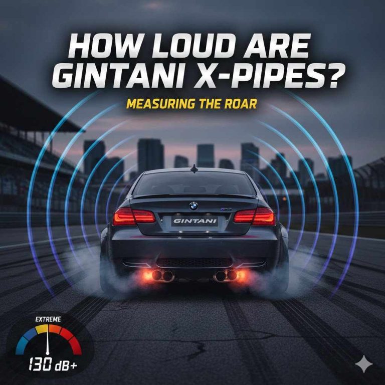 How Loud Are Gintani X-Pipes