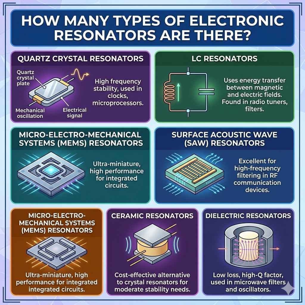 How Many Types of Electronic Resonators Are There?