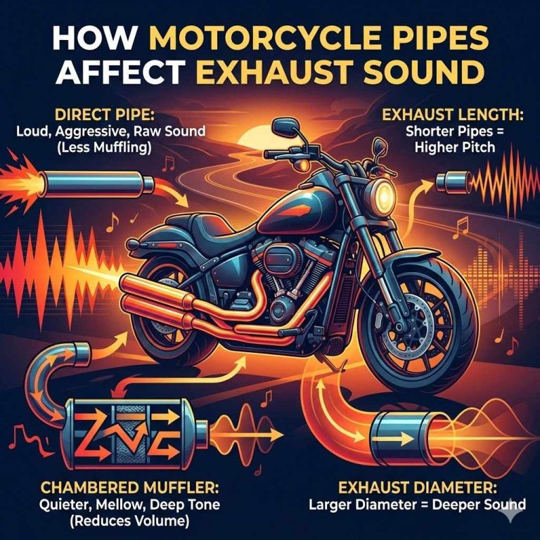 How Motorcycle Pipes Affect Exhaust Sound