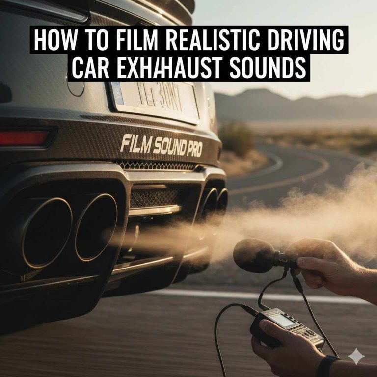 How To Film Realistic Driving Car Exhaust Sounds